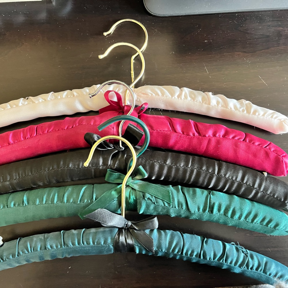 Vintage Satin Hangers